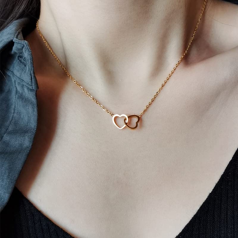 Baydurcan Sisters Gifts from Sister Sister Necklace for Women(Double Ring) - Image 4